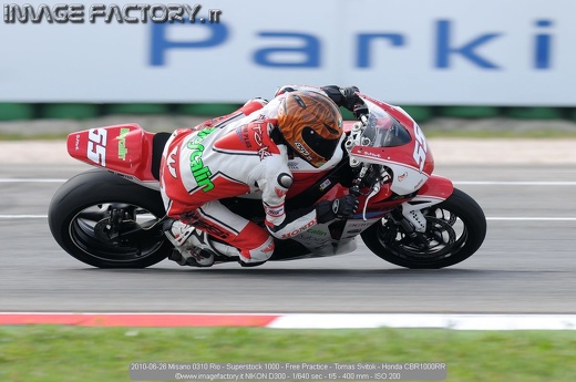 2010-06-26 Misano 0310 Rio - Superstock 1000 - Free Practice - Tomas Svitok - Honda CBR1000RR